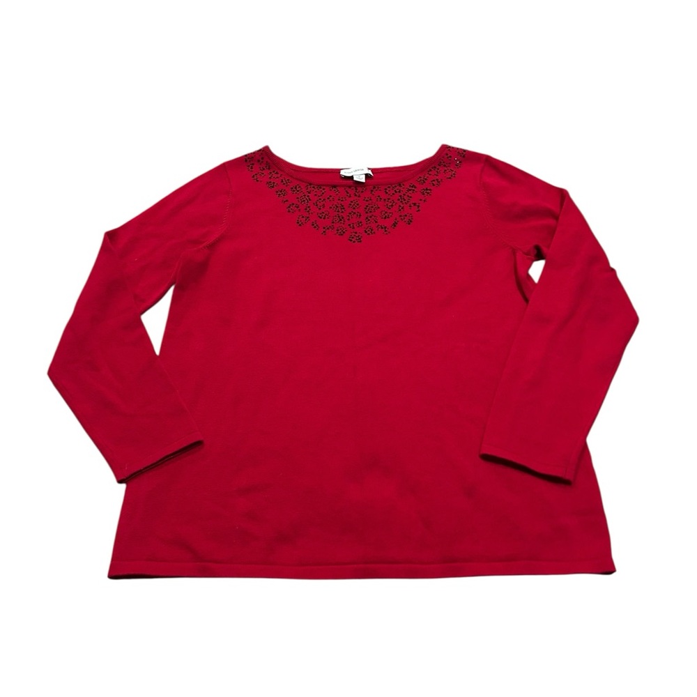 SUSAN GRAVER red sweater